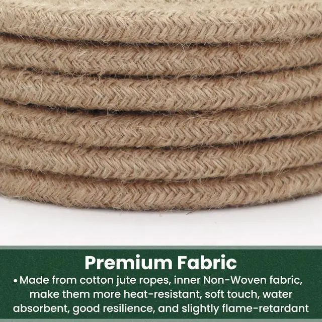 Alt view image 3 of 7 - 8 Inch Trivets for Hot Dishes, Hot Pots and Pans, Thick Heat Resistant Large Coaster for Kitchen, Hot Pads, Kitchen Essentials, Kitchen Decor for Table & Countertop, 6 Pcs