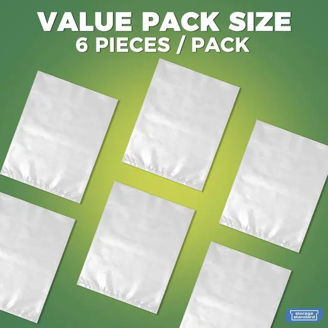 Alt view image 7 of 7 - 6-Pack Large Clear Plastic Bags for Storage - Waterproof Extra Large Plastic Bags with Zip Ties, Heavy-Duty Cover for Luggage, Suitcases, Strollers & Travel Gear - 40 x 60 Inches