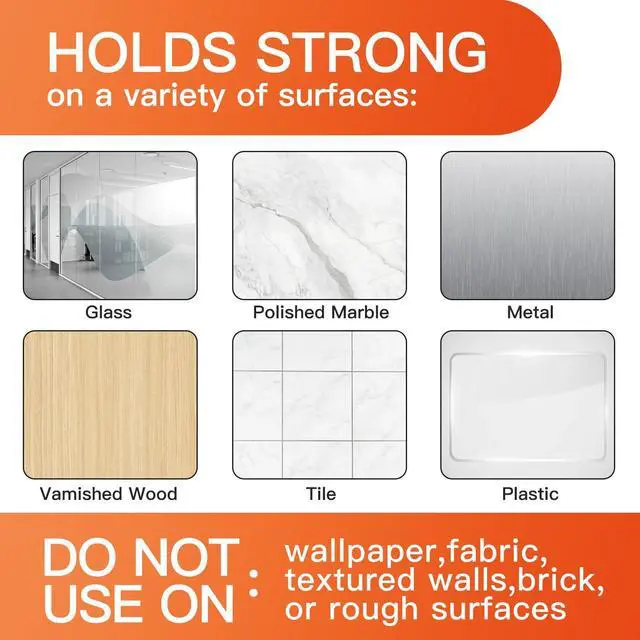 Alt view image 5 of 6 - 18 Pcs Vinyl Record Shelf Wall Mount Self Adhesive
