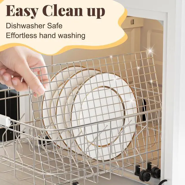 Alt view image 4 of 7 - Cooling Racks for Cooking and Baking - 2 PCS 10" x 15" Grid Wire Baking Rack for Oven Cooking, Baking, Grilling, Roasting - Dishwasher Safe Bacon Rack - Fits Jelly Roll Cookie Sheet Pan