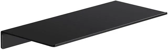 Main image of 12 inch Metal Wall Shelf, Black Floating Shelf, Small Bathroom Shelf, Display Shelves for Wall Storage