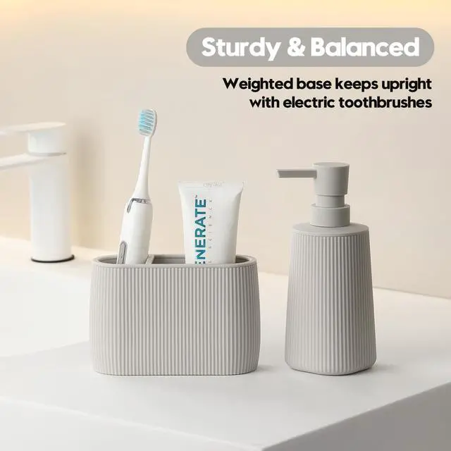 Alt view image 2 of 6 - Toothbrush and Toothpaste Holder