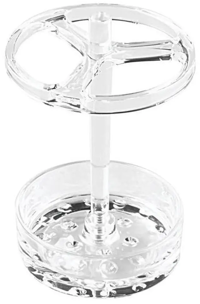 Alt view image 3 of 5 - Toothbrush Holder, Clear | For Normal to Large Toothbrushes, Fits Spin Brushes, Holds Toothpaste