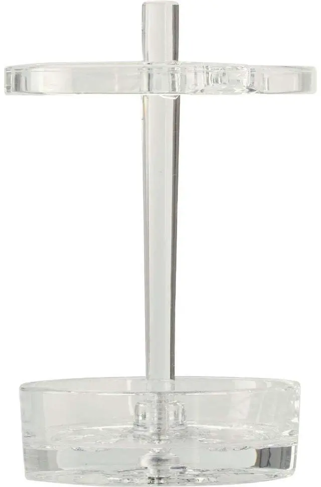 Alt view image 4 of 5 - Toothbrush Holder, Clear | For Normal to Large Toothbrushes, Fits Spin Brushes, Holds Toothpaste