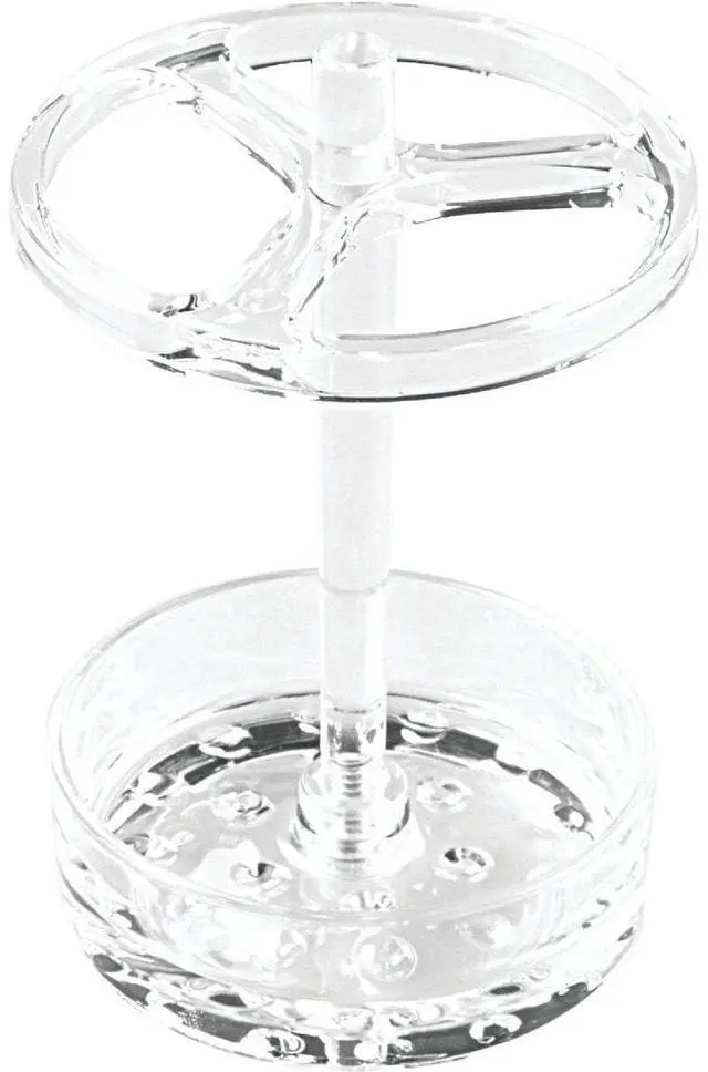 Alt view image 5 of 5 - Toothbrush Holder, Clear | For Normal to Large Toothbrushes, Fits Spin Brushes, Holds Toothpaste