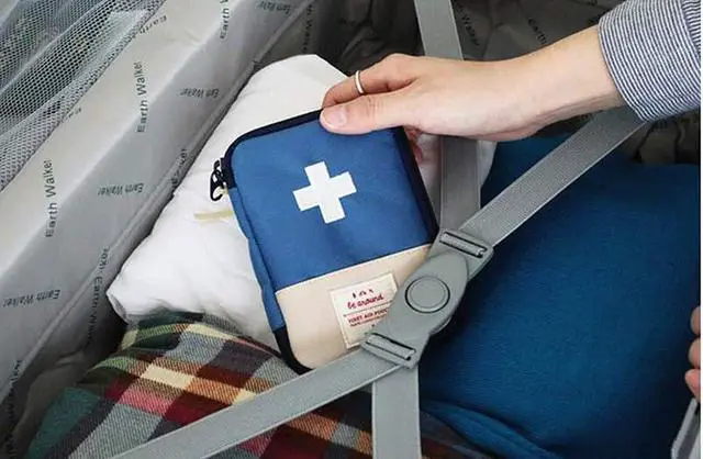 Alt view image 5 of 7 - 2 Packs First Aid Bag,Empty First Aid Pouch,Mini Portable Medical Bag for Outdoor Camping Hiking Travel EmergencyMultifunction Emergency Medicine Storage Bag-7x5 inch