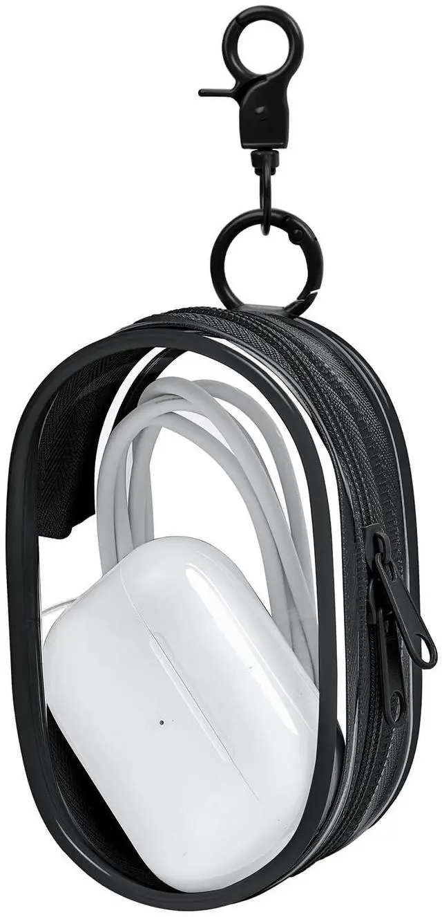 Main image of 1|2|4 Pack Available Transparent Tech Pouch Storage Bag, 1 Pack