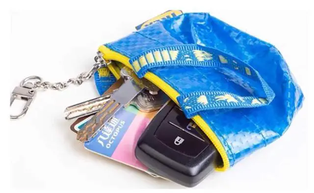 Alt view image 3 of 7 - Key & Coin Purse KNOLIG Bag Small Blue with One Zipper Bag (1 set)