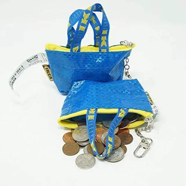 Alt view image 4 of 7 - Key & Coin Purse KNOLIG Bag Small Blue with One Zipper Bag (1 set)