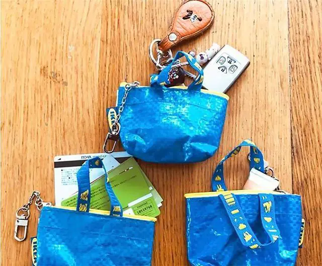 Alt view image 5 of 7 - Key & Coin Purse KNOLIG Bag Small Blue with One Zipper Bag (1 set)