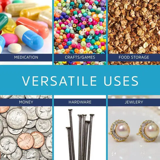 Alt view image 4 of 7 - 2" x 3" Small Zip Bags, 100 Pack, Clear Plastic Reclosable Poly Baggies, 2 mil with Resealable Zip Top Lock for Storage & Packaging Jewelry, Pills, Meds, Candy, Beads & Seeds. GPI