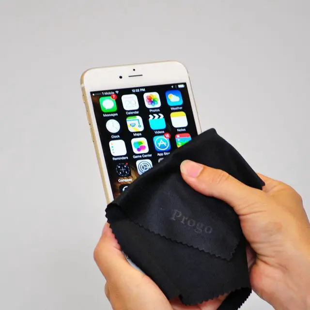 Alt view image 2 of 7 - 6 Pack Microfiber Cleaning Cloth - for Screens, Camera Lenses, Glasses, iPad, Tablet, iPhone, Cell Phone, Laptop, LCD TV Screens and Any Other Delicate Surface.