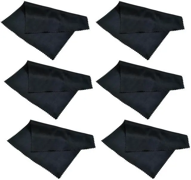 Main image of 6 Pack Microfiber Cleaning Cloth - for Screens, Camera Lenses, Glasses, iPad, Tablet, iPhone, Cell Phone, Laptop, LCD TV Screens and Any Other Delicate Surface.