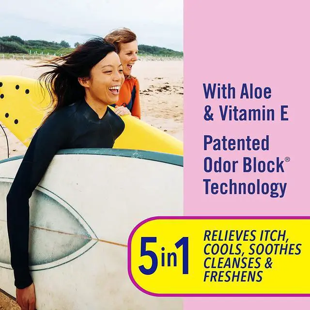 Alt view image 3 of 7 - Anti-Itch Medicated Feminine Wipes, Max Strength, 12 Wipes (1 Pack) | Maximum strength feminine anti-itch medicated wipes for instant itch relief. Soothing aloe & vitamin E. Clinically tested.
