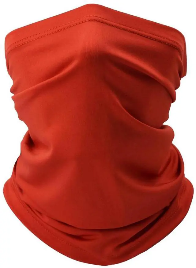 Main image of Fishing Neck Gaiter, Sun Protection Face Mask, Cooling Neck Shield Scarf Cycling Balaclava Bandana for Men and Women (Red)