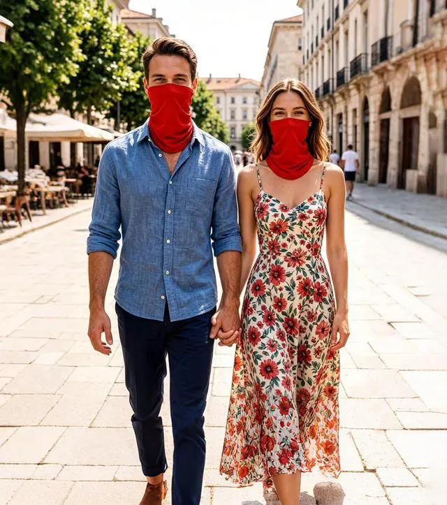 Alt view image 6 of 6 - Fishing Neck Gaiter, Sun Protection Face Mask, Cooling Neck Shield Scarf Cycling Balaclava Bandana for Men and Women (Red)