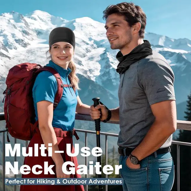 Alt view image 5 of 7 - Neck Gaiter Face Mask Scarf Dust Sun Protection Cool Lightweight Windproof, Breathable Fishing Hiking Running Cycling