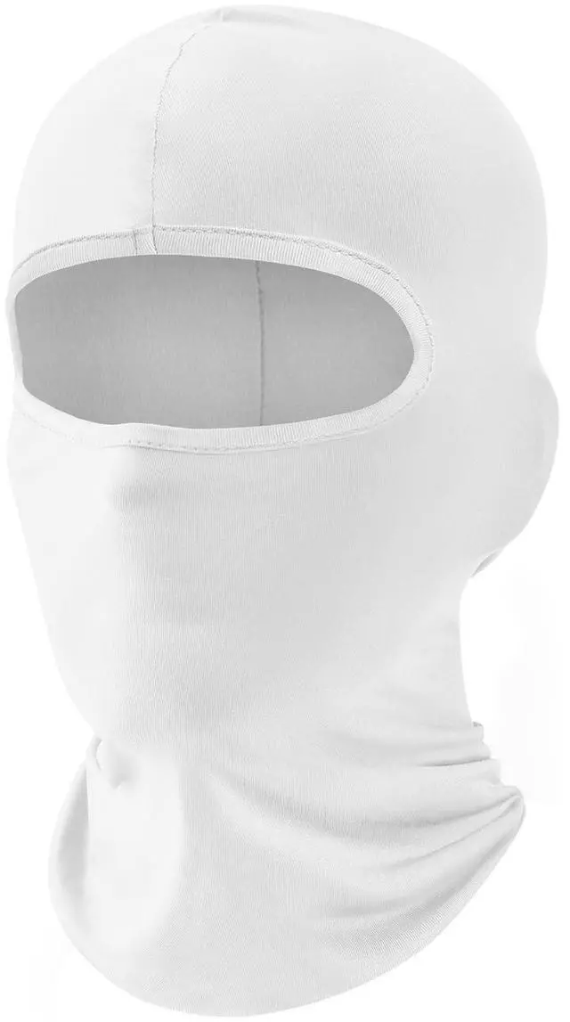 Main image of Balaclava Face Mask, Summer Cooling Neck Gaiter, UV Protector Motorcycle Ski Scarf for Men/Women White