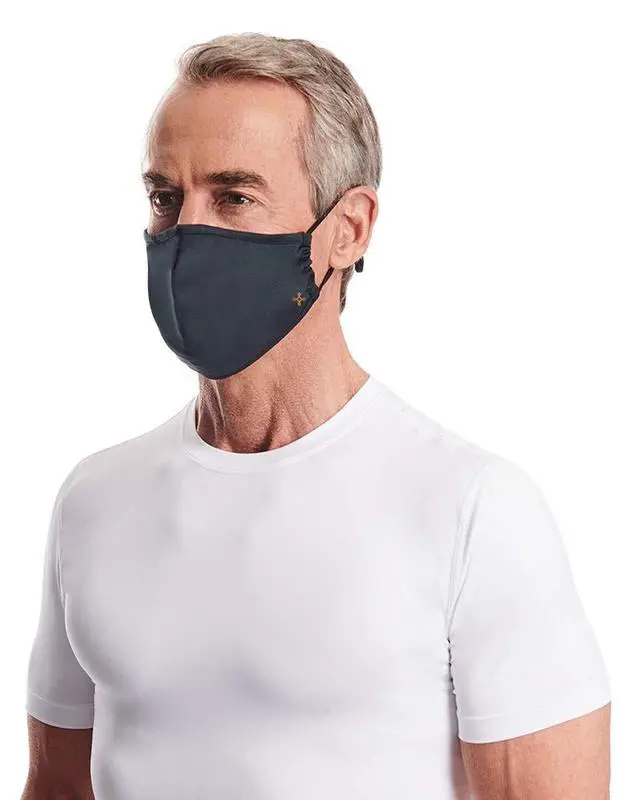 Alt view image 3 of 7 - 2-Pack Community Wear Face Masks - Black