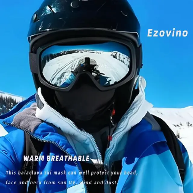 Alt view image 5 of 7 - 4 Pack Balaclava Ski Face Mask for Men Women,Cooling Neck Gaiter Full Head Mask Face Cover