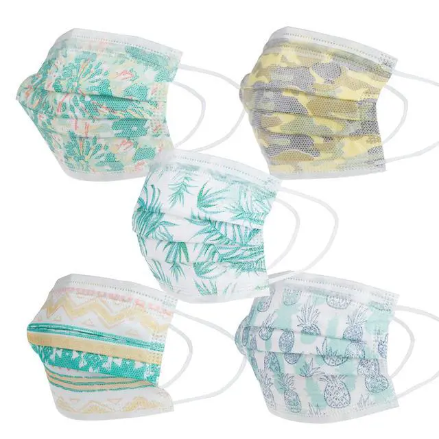 Alt view image 3 of 7 - Disposable Teen Face Mask for Personal Health, 13+ Years Old, Prints May Vary, 10 Count