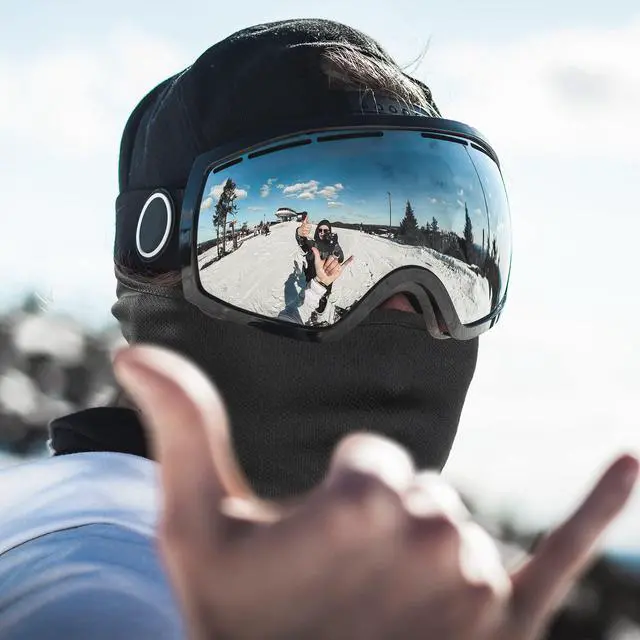 Alt view image 3 of 7 - Ski Mask for Men Women, Balaclava Face Mask, Shiesty Mask UV Protector Lightweight for Motorcycle Snowboard Black