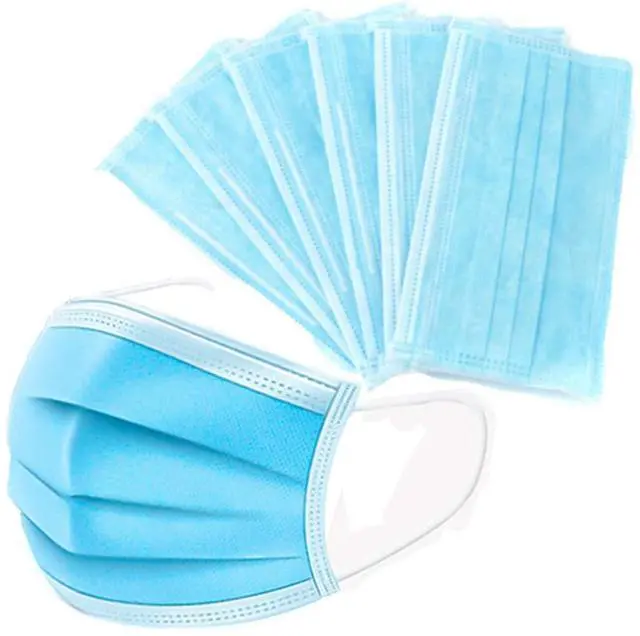 Main image of 50Pcs Disposable Filter Mask 3 Ply Earloop Face Masks