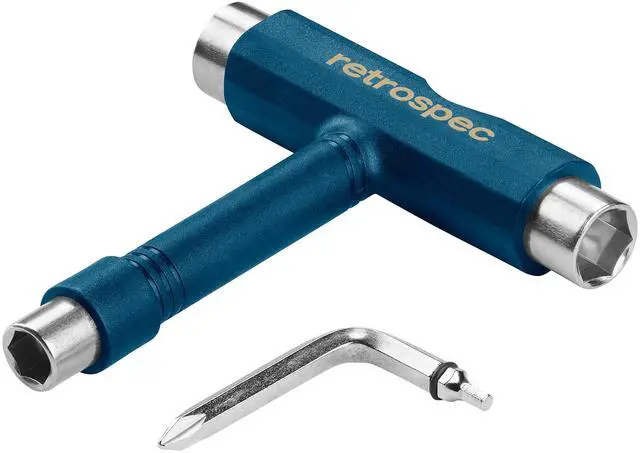 Main image of Upkeep Skateboard Multi-Tool with Allen Wrench & Phillips Head Screwdriver - Compact Maintenance Kit for Skateboards & Roller Skates - Adjusts Wheels & Trucks