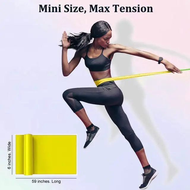 Alt view image 4 of 7 - Resistance Bands for Home Workout,Long Exercise Band for Physical Therapy