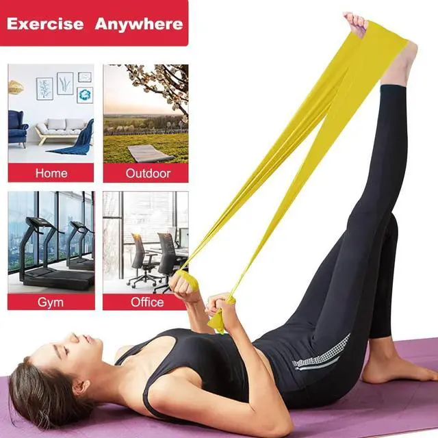 Alt view image 7 of 7 - Resistance Bands for Home Workout,Long Exercise Band for Physical Therapy