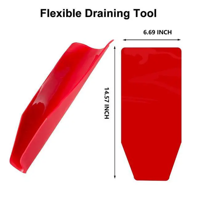 Alt view image 2 of 6 - Flexible Oil Drain Tool Funnel, Reusable Oil Filter Funnel Spill Free, Portable Flexible Draining Tool Can be Molded Into Different Shape