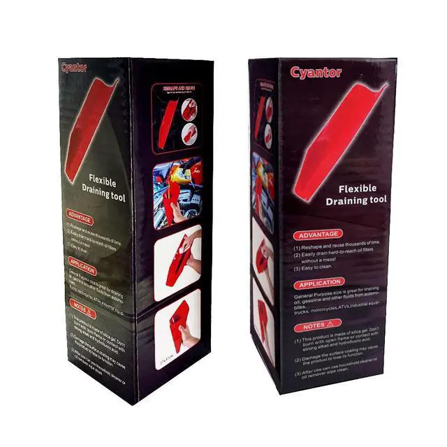 Alt view image 6 of 6 - Flexible Oil Drain Tool Funnel, Reusable Oil Filter Funnel Spill Free, Portable Flexible Draining Tool Can be Molded Into Different Shape