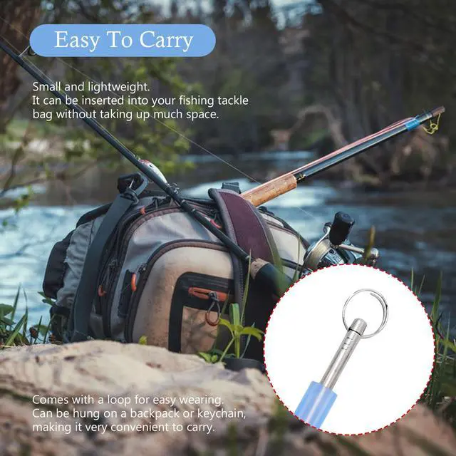 Alt view image 6 of 7 - 2pcs Stainless Steel Fishing Unhooking Disgorgers Portable Fishing Hook Remover Tools Fishing Supplies for Lake Fishing River Fishing Sea Fishing