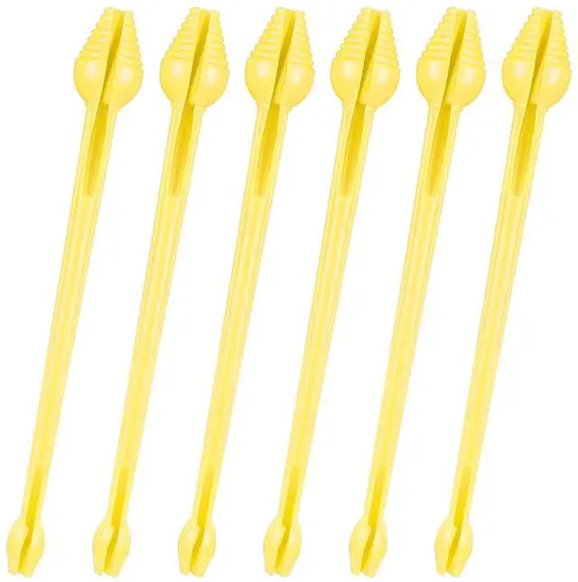 Main image of 6 Pcs Fish Hook Remover Tool Plastic Snelled Hook Disgorger Portable Unhook Extractor Tool for Fishing Gear Accessories (Yellow,7.09 x 0.87 Inches)