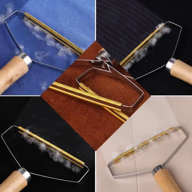 Alt view image 5 of 7 - 2pcs Pet Hair Remover,Portable Lint Removers,Reusable Remover Brush Tool for Clothes,Portable Lint Remover Shaver to Remove Lint from Carpets Rugs Cashmere Coats and Cars