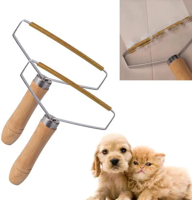 Alt view image 6 of 7 - 2pcs Pet Hair Remover,Portable Lint Removers,Reusable Remover Brush Tool for Clothes,Portable Lint Remover Shaver to Remove Lint from Carpets Rugs Cashmere Coats and Cars