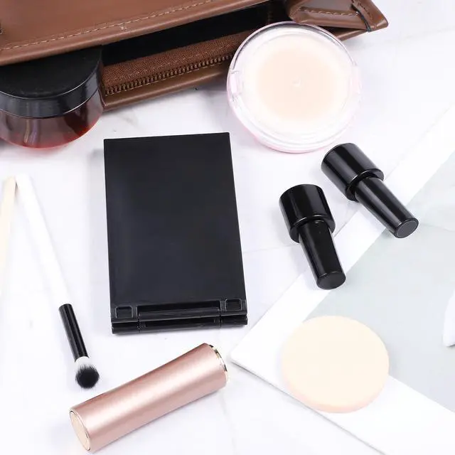 Alt view image 5 of 7 - 4 Way Mirror Foldable Makeup Mirror Portable 360 Degree Handheld Haircut Mirrors 4 Barber Desktop DIY Haircut Tool for Hair Cuting Styling Grooming Sided Self Haircuts for Home and Salon, 4.7 * 2.7 in