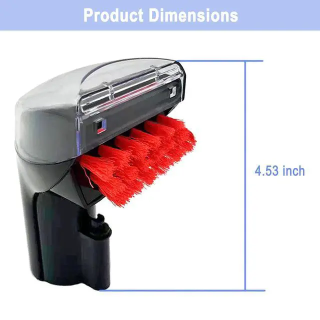 Alt view image 4 of 6 - 1400B Little Green 3" Tough Stain Brush Tool Replacement for Bissell Little-Green Upright & Portable Carpet Cleaners for 1400B 4075 3860 1425 1400W 1400 3353 1986 1844 2290A Series, Black,1 Brush