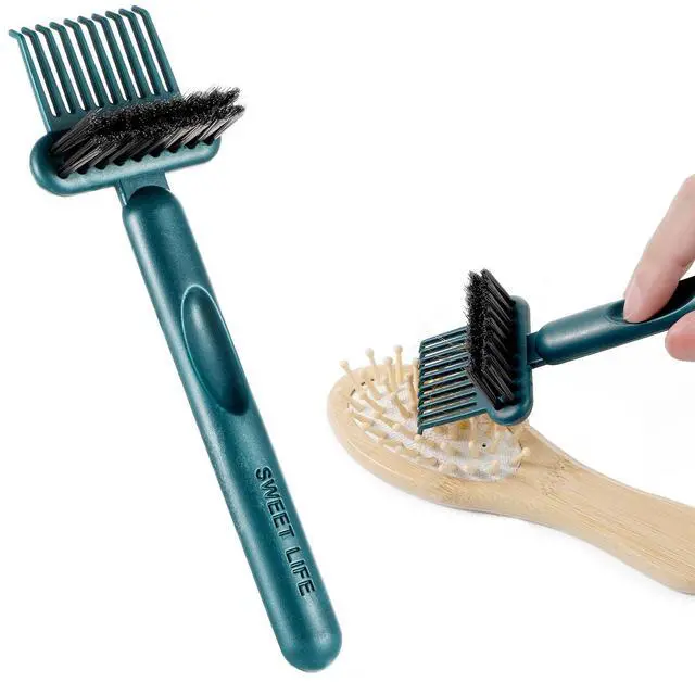 Main image of Brush Cleaning Tool 2-In-1 Comb Cleaner Effective Hairbrush Cleaner Small and Portable Suitable for Travel,Good Comb Brush for Women