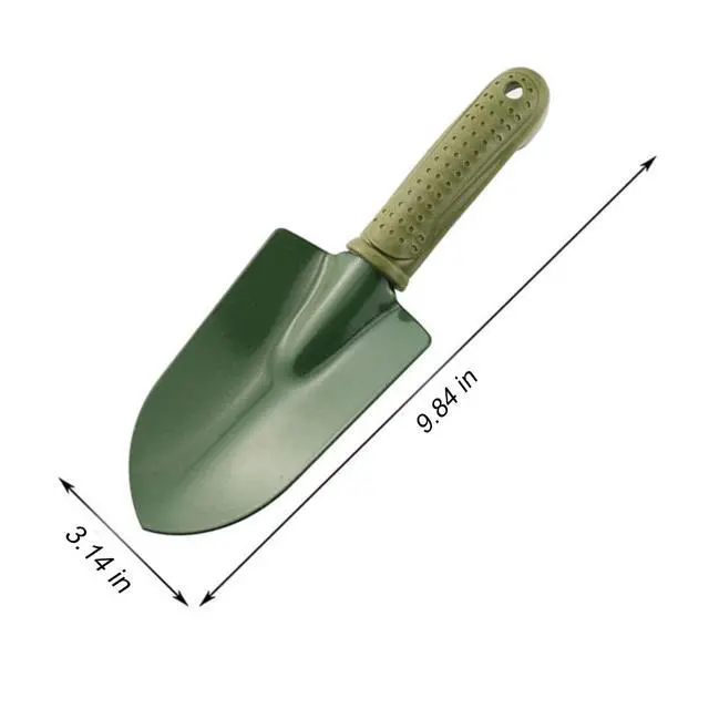 Alt view image 2 of 6 - Garden Tool Shovel for Digging Gardening Trowel for Lawn Planting Alloy Spade Plastic Handle Anti Slippery