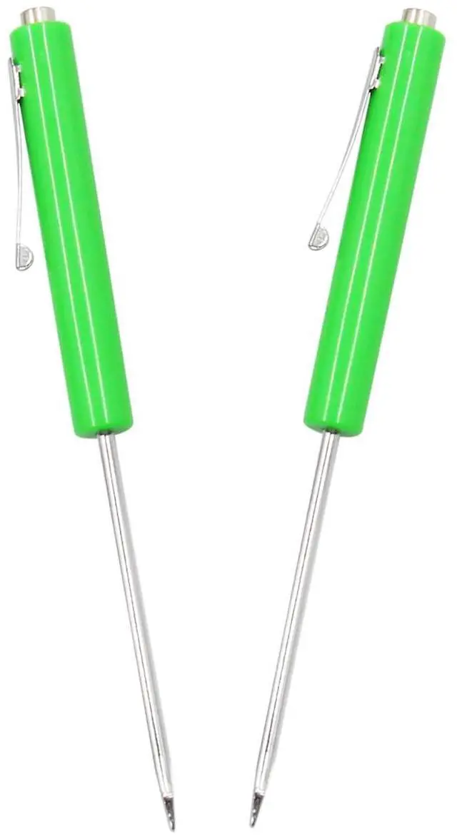 Main image of 2Pcs Green Mini Pocket Screwdriver Flathead