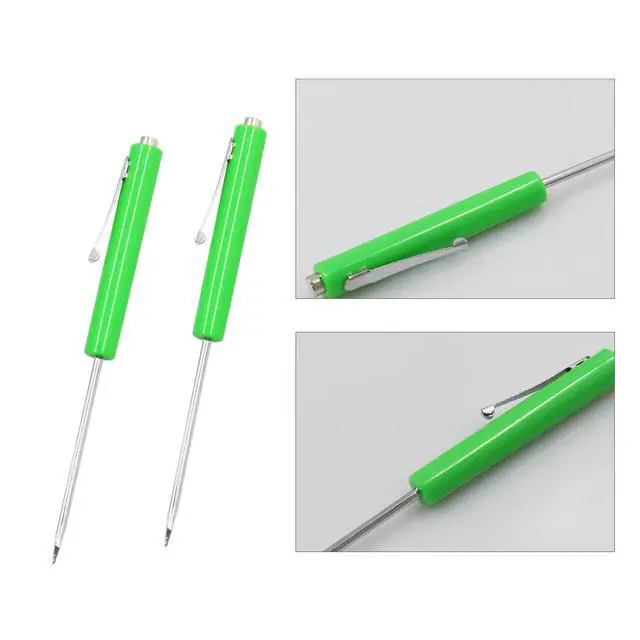 Alt view image 3 of 7 - 2Pcs Green Mini Pocket Screwdriver Flathead