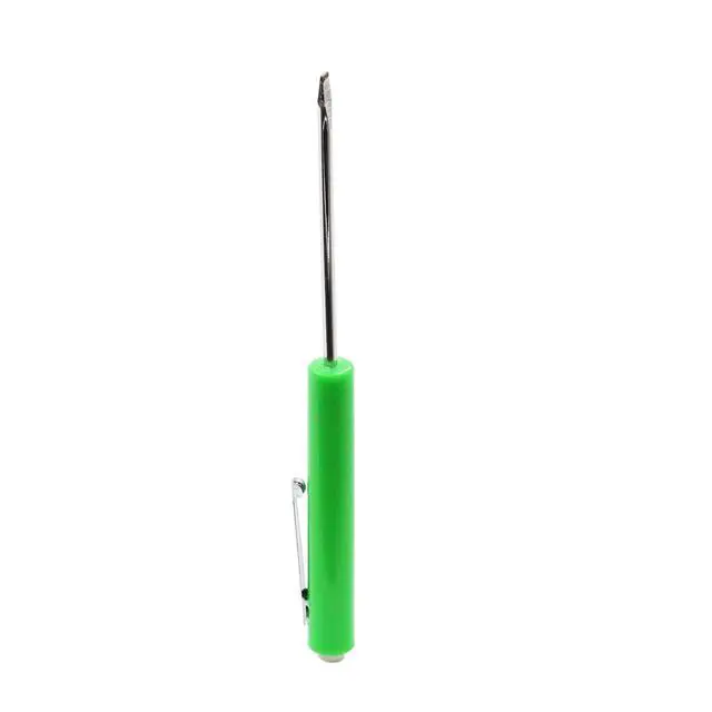 Alt view image 5 of 7 - 2Pcs Green Mini Pocket Screwdriver Flathead