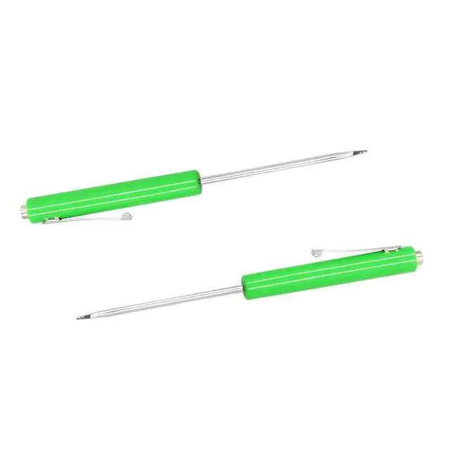 Alt view image 6 of 7 - 2Pcs Green Mini Pocket Screwdriver Flathead
