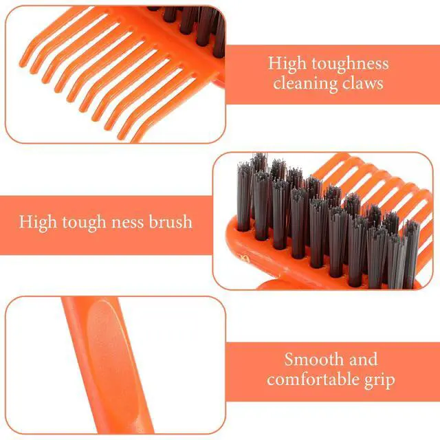 Alt view image 5 of 7 - 3 Pack 2-in-1 Comb Cleaner Portable Hairbrush Cleaner Effective Comb Brush cleaner Mini Effortless Hair Cleaning Tool for Salon Home Use Women Men Makeup Travel