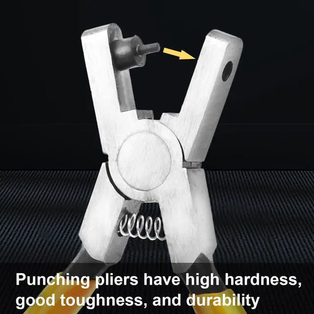 Alt view image 3 of 7 - Watch Belt Leather Hole Puncher Plier Round Hole Punch Pliers Universal 2.0mm Shoe Strap Punch Hole Tool Small Hole Punching for Thin Belts, Shoes, Fabric Dog Collars, DIY Home or Craft Projects
