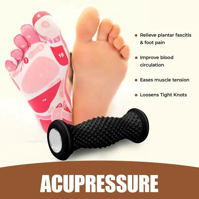 Alt view image 3 of 7 - Foot Massager Roller - Portable