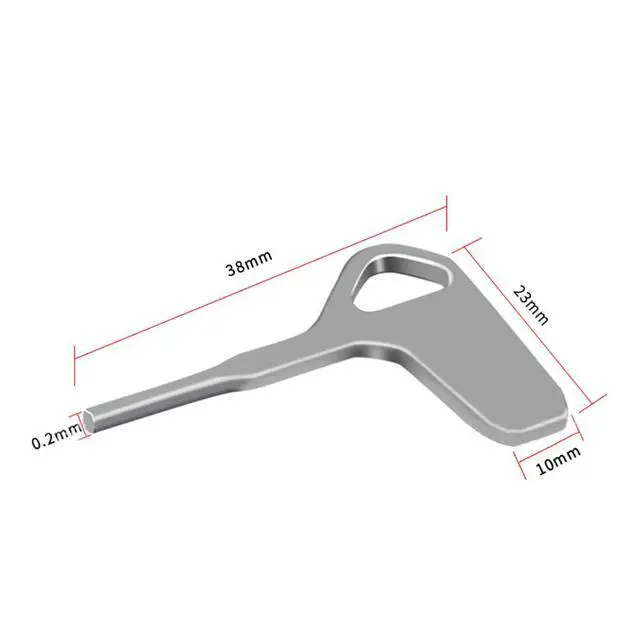 Alt view image 3 of 4 - Multifunctional Camera Screwdriver Screw Wrench Portable Tool 1/4" 3/8" for DSLR Camera Cage Quick Release Gimbal Accessories (Type A)