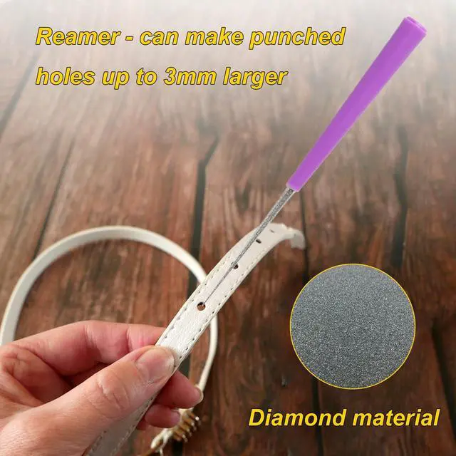 Alt view image 5 of 7 - 2 Pcs Band Leather Punching Pliers 2.0 mm Belt Punch Tool,Shoe Hole Puncher