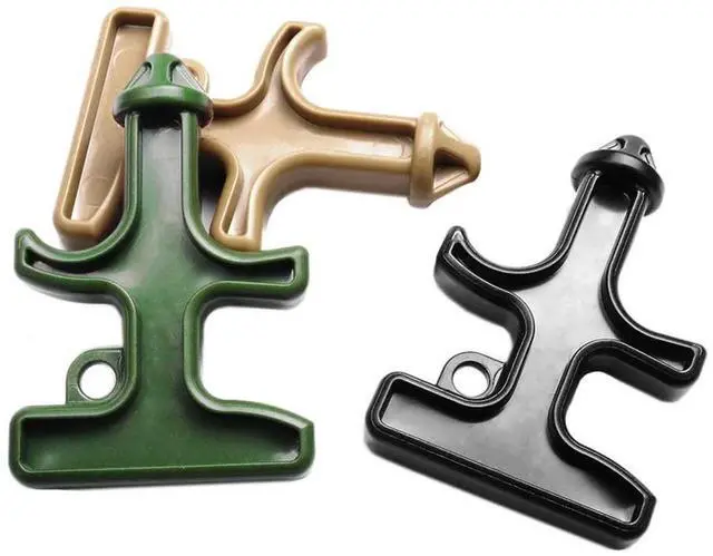 Main image of 3pcs Pack Mixed Colors Portable Stinger Duron Steel Drill POM Protect Combat Tool Key Chain Outdoor Camping Survival Tactical Kits (Mixed 3 Colors in Package)